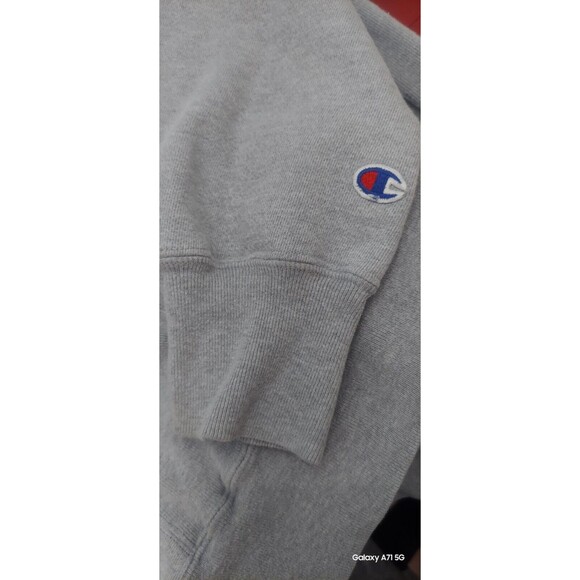 ! Vintage Champion Embroidered DOVE Premium Reverse Weave  XL Sweatshirt Grey - Picture 5 of 7